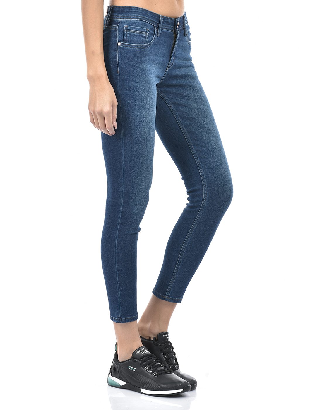 Numero Uno Women Solid Dark Blue Jeans